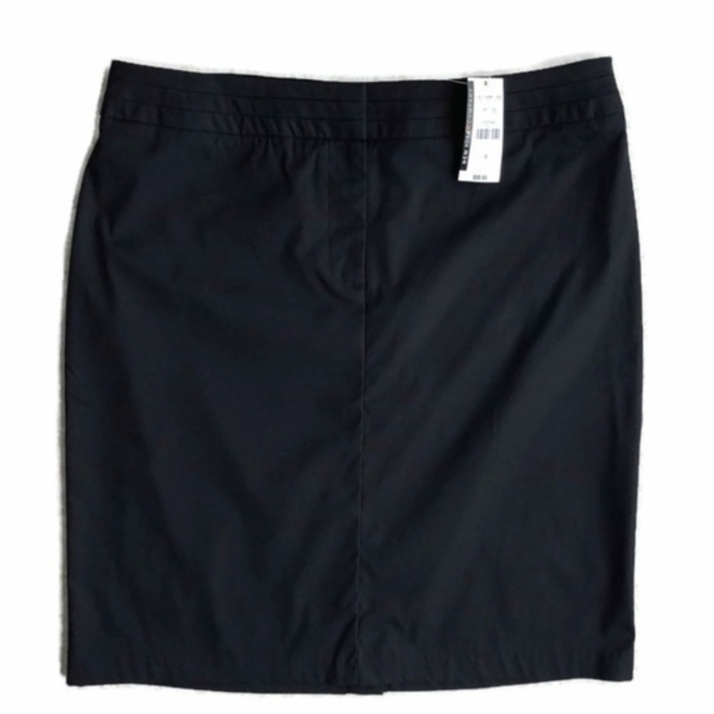 New York and Company Black Straight Skirt-Sz 8 NWT